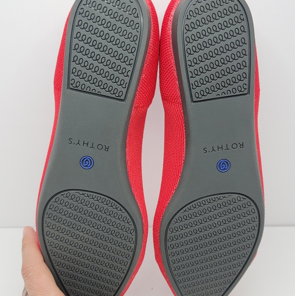 Rothy's (dupes) | The Point Flats | chili red shoes | WMS 9 - Picture 8 of 8